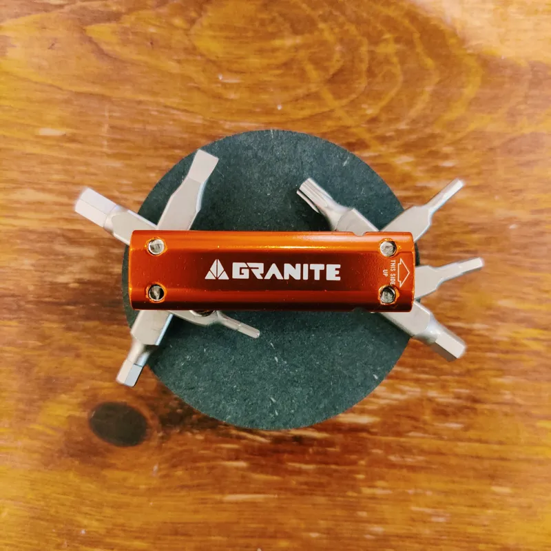 Granite STASH Multi-Tool Steerer Tube Hidden Orange -1